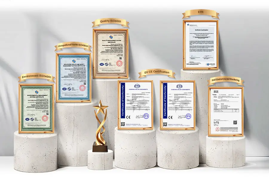 Drop stitch pool full set of factory certification documents