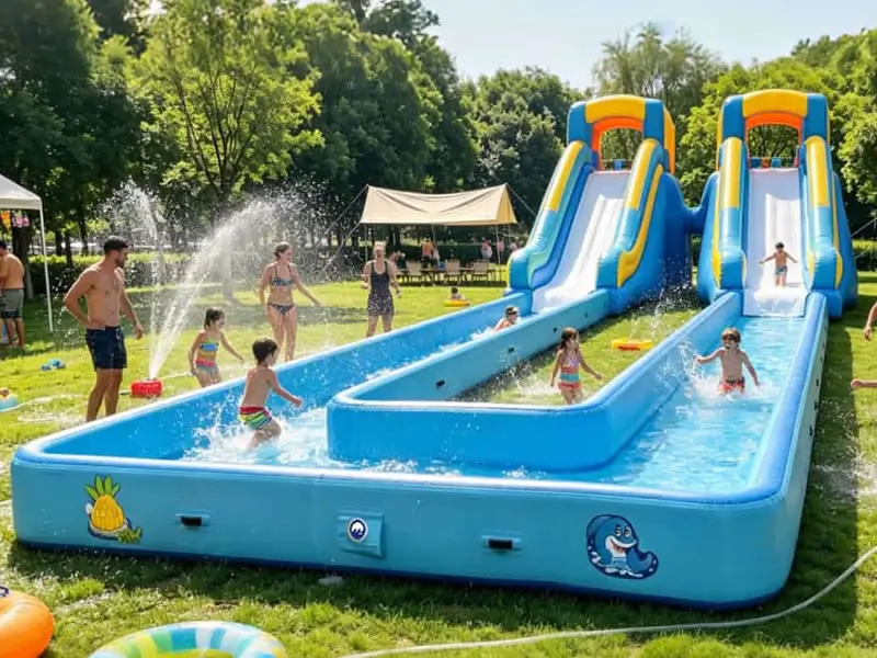 Irregular drop stitch inflatable pool