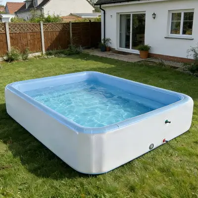 Square Inflatable Swimming Pool with Seat - 2026 New Design