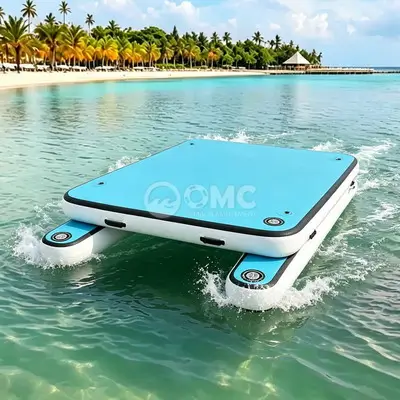 Inflatable floating platform new