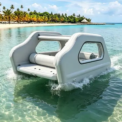 Drop Stitch Inflatable Yacht 4.5x2.4x2m：High-Quality Portable Watercraft