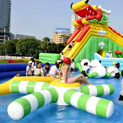 Green and White Starfish Inflatable Water Toys Factory Direct Supply
