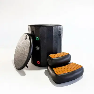 Portable Cold Plunge Tub With Steps