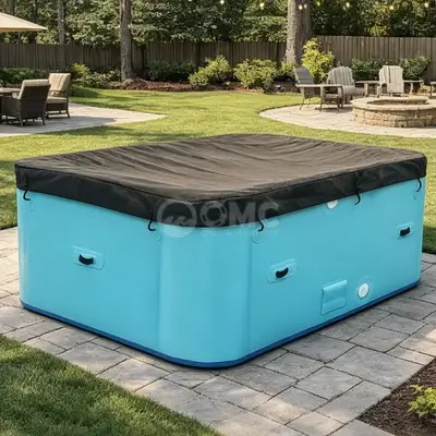 3m×2m×0.75m Rectangular Drop Stitch Inflatable Pool | OMC Factory