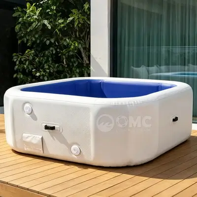2m×2m×0.8m Square Inflatable Garden Pool
