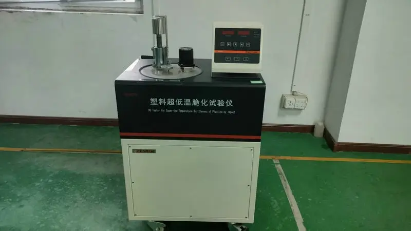 BC tester for super low temperature brittleness of plastic by impact