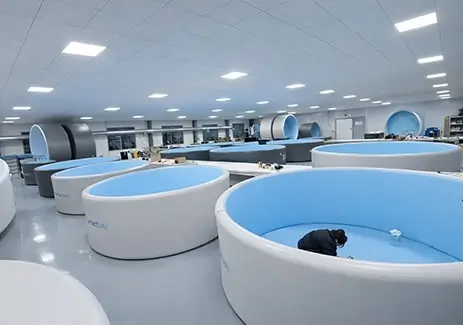 decoration and final assembly of inflatable swimming pool manufacturers in china