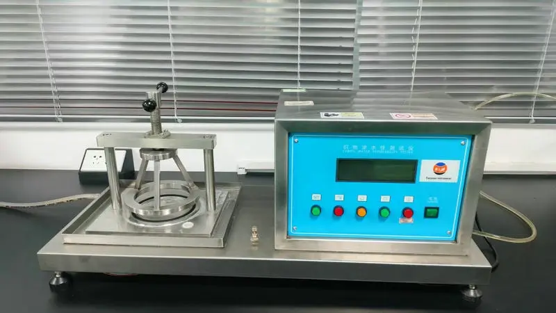 Fabric water permeability tester