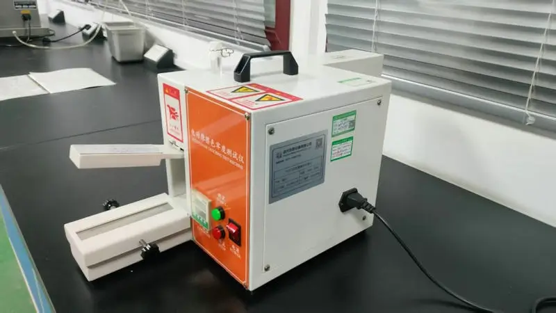 Friction color fastness meter