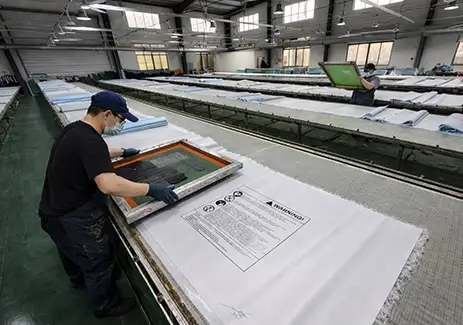 silk screen logo printing of inflatable swimming pool manufacturers in china