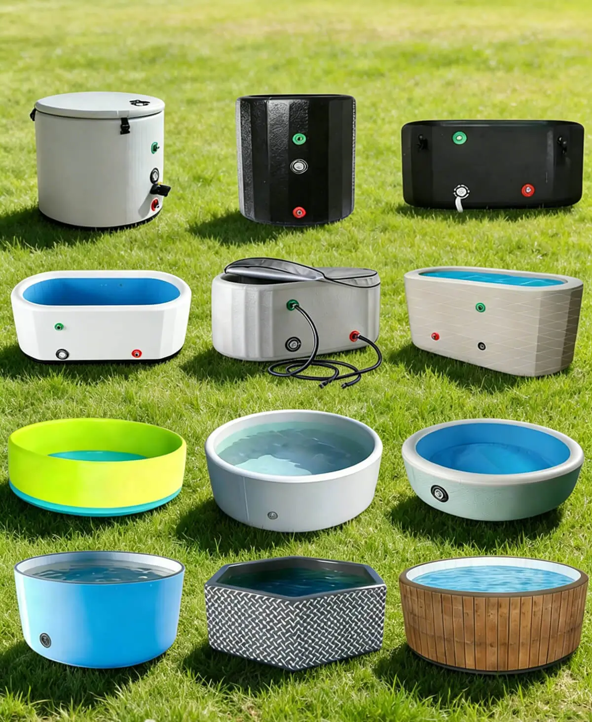 Ice Bath Tub Custom Color Display