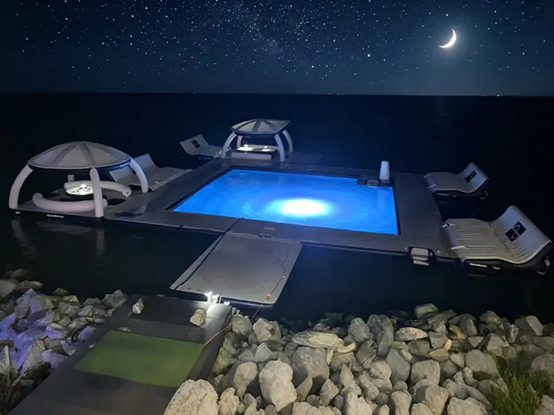 Netted Inflatable Sea Pool