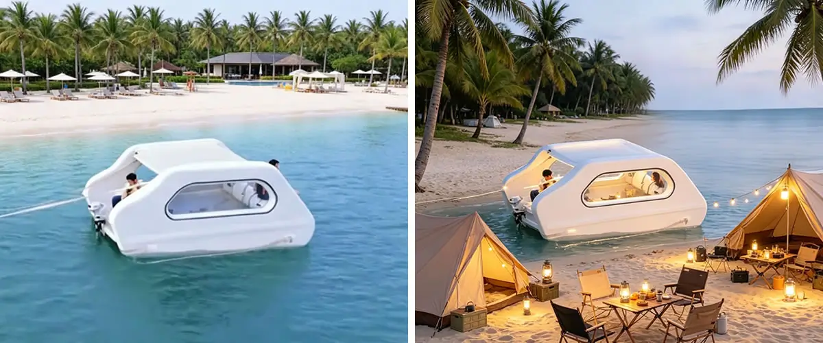 Application scenarios of inflatable yacht