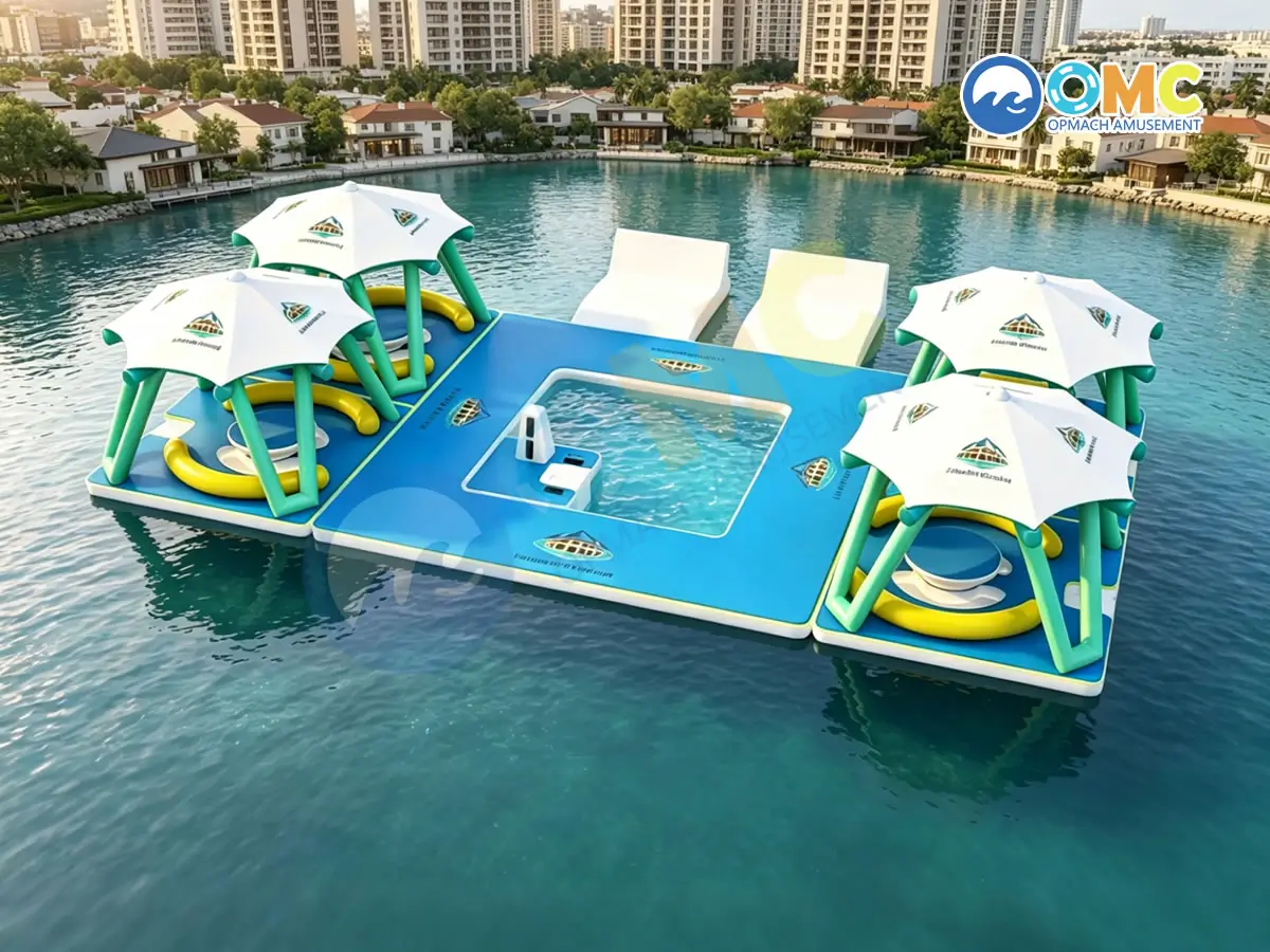 OMC Amusement’s Modular Water Floating Platform