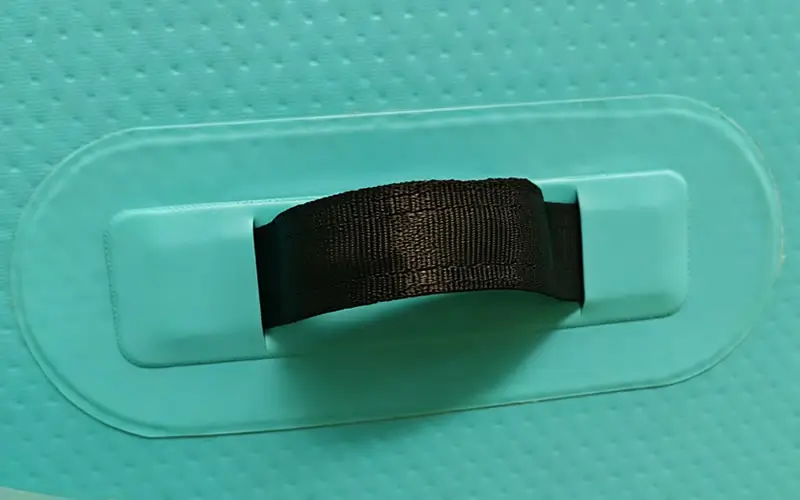 Drop-stitch pool handle